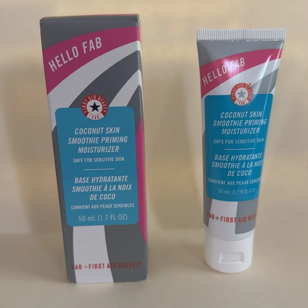 FIRST AID BEAUTY Hello FAB Coconut Skin Smoothie Priming Moisturizer 1.7oz $32